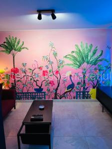 Pink Tropical Champagne à Reims