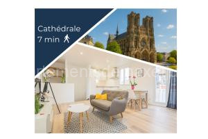 Appartement lumineux proche Cathédrale à Reims