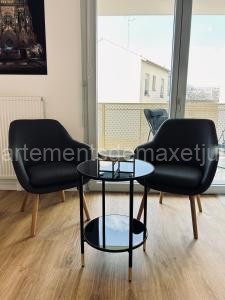 Bleuets studio cosy neuf terrasse proche centre à Reims