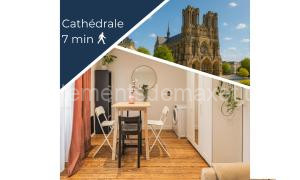 Appartement cosy proche Cathédrale à Reims